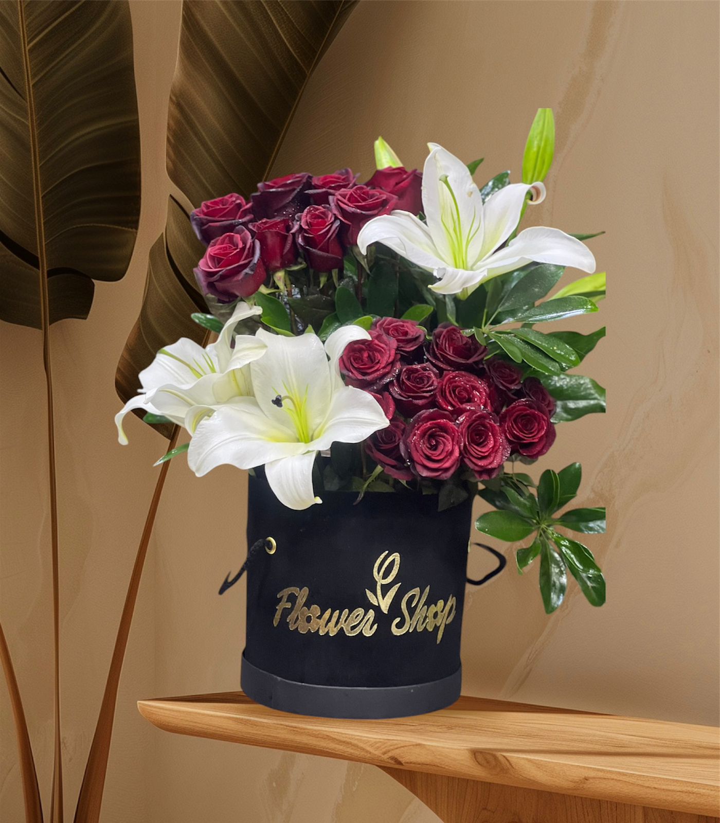 Box roses &lilles