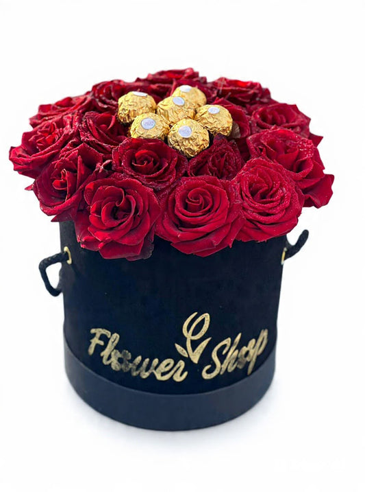 Box of red&Ferrero Rocher
