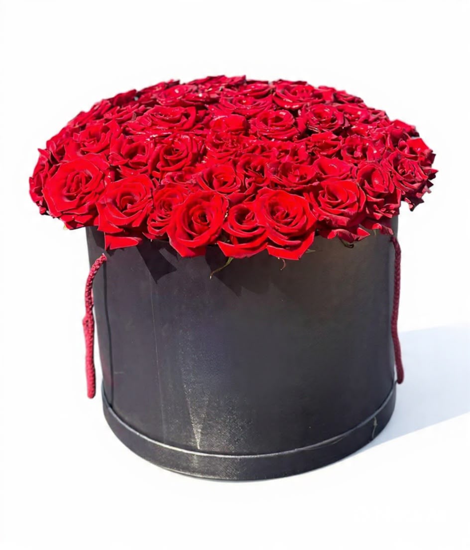 Big box of roses